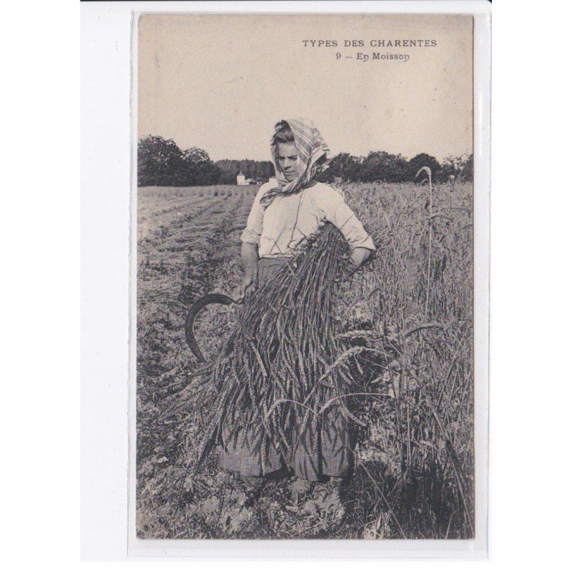 TYPES DES CHARENTES : en moisson - état