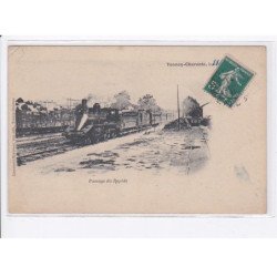 TONNAY: passage du rapide, train, rail - état