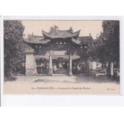 CHINE: yunnan-fou, portique de la pagode des rochers - très bon état