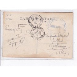 AVOINE: scène de village, automobile, tricycle, vélo - très bon état