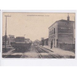 SAVONNIERES-en-PERTHOIS: la gare, wagon, rail - état