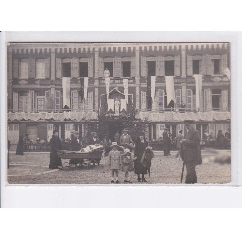BERCK: souvenir de la procession de la fête dieu 1920 13 juin - très bon état
