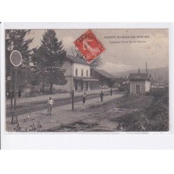 SAINT-ALBAN-de-ROCHE: gare de la grive, train - très bon état