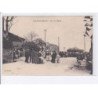 GOUVILLE: place de l'église, fête, manège - très bon état