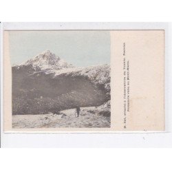 HAUTE-SAVOIE: m. dat attaché l'observatoire du tonkin premier annamite venu au mont-blanc rare en couleur- très bon état