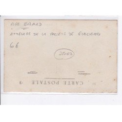 PARIS: 75012, attelage de la société de glacieres, rue erard - très bon état
