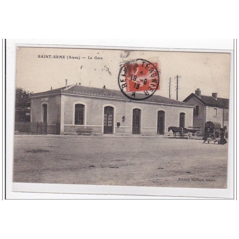 St-ERME : la gare - tres bon etat