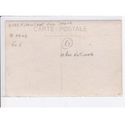 VILLEFRANCHE-sur-SAONE: fête, poèlerie fumisterie, jean lachize, fourniture de sellerie bourrellerie - très bon état