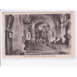BOCOGNANO: intérieur de l'église - très bon état