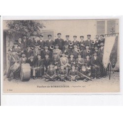 SOMMEDIEUE: fanfare, septembre 1907 - très bon état
