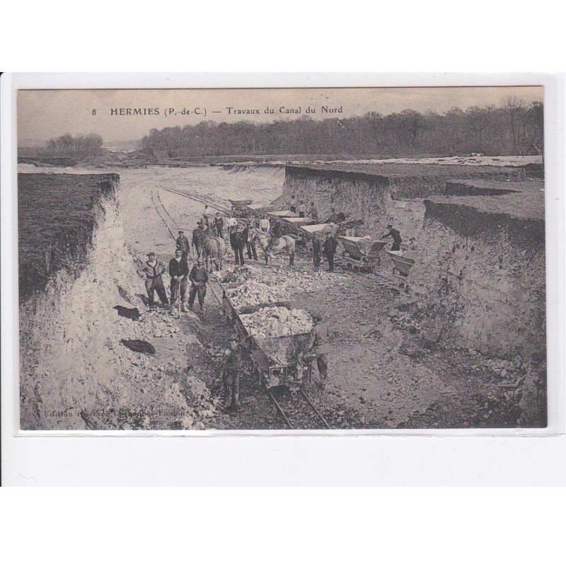 HERMIES: travaux du canal du nord - très bon état