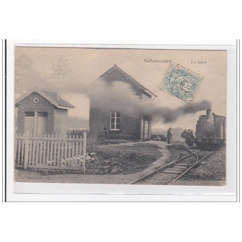 SEBONCOURT : la gare - etat