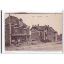 SERY-les-MEZIERES : la place - tres bon etat