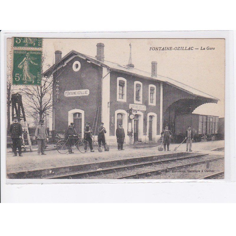 FONTAINE-OZILLAC: la gare, vélo - très bon état