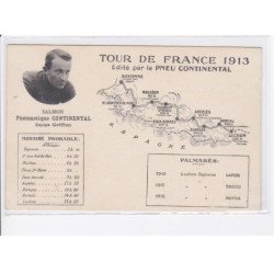SPORTS: cyclisme, tour de france 1913, édité par le pneu continental, petit breton, équipe griffon - très bon état