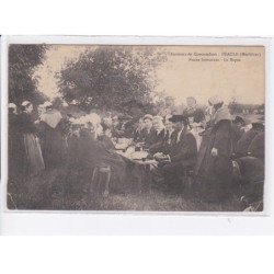 PEAULE: environs de questembert, noces bretonnes, le repas - état