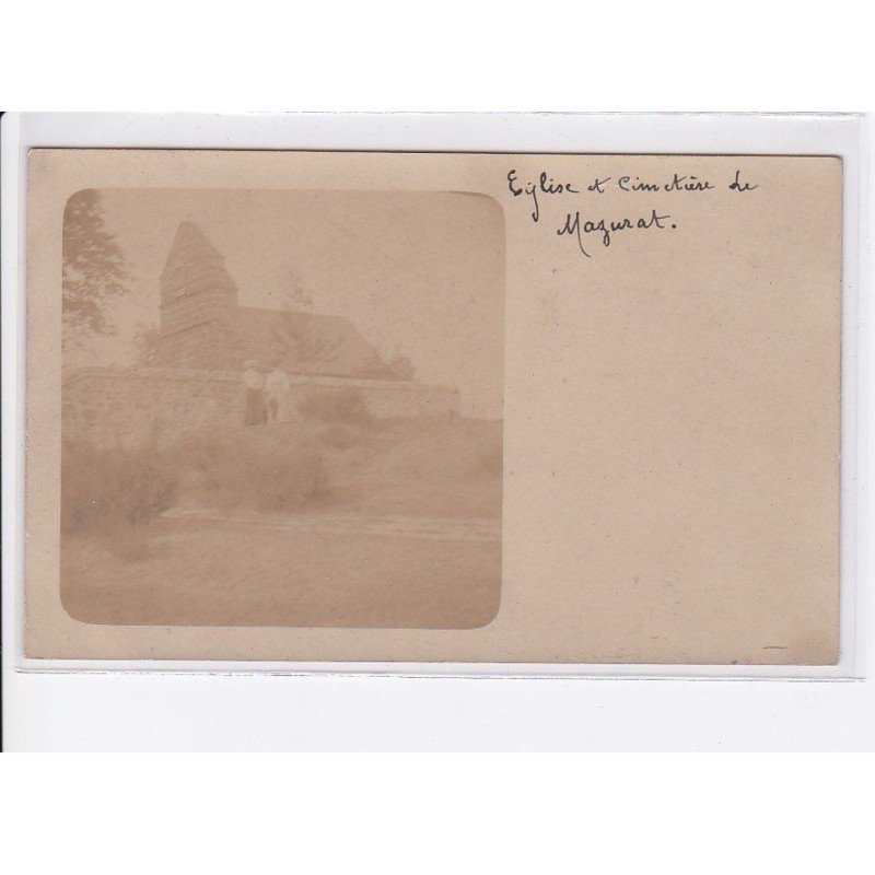 MAZURAT: église et cimetière - très bon état