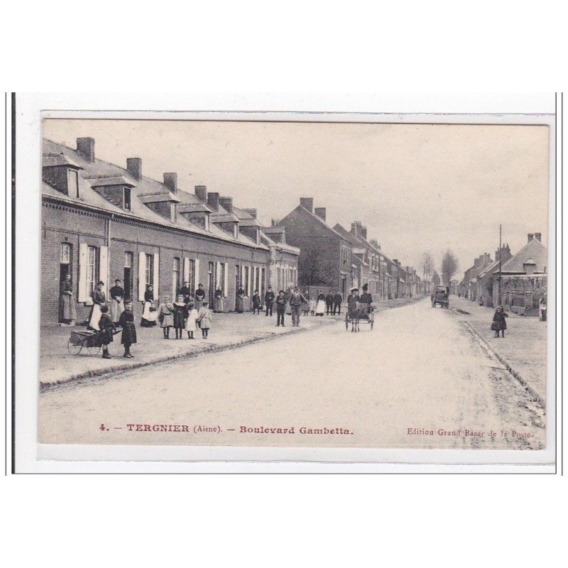 TERGNIER : boulevard gambetta - tres bon etat