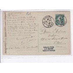 FAUVILLE: la rue de l'église, F. Demare - très bon état