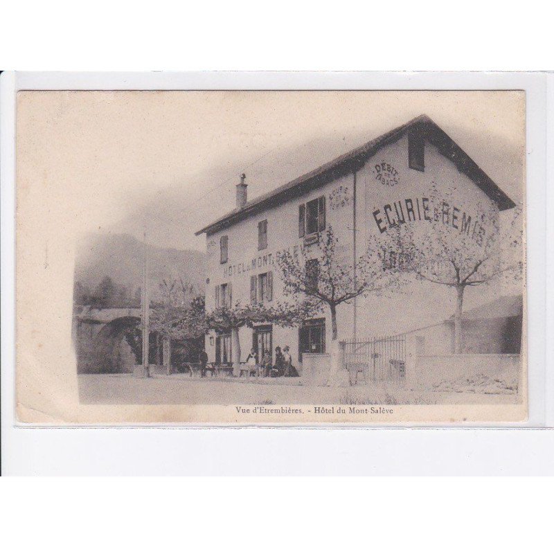 HAUTE SAVOIE: vue d'etrembière hôtel du mont-salève - état