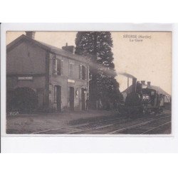SEGRIE: la gare, train, rail - très bon état