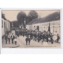SOULIGNE-SOUS-BALLON: fête des vétérans, défilé, musiciens, musique - très bon état