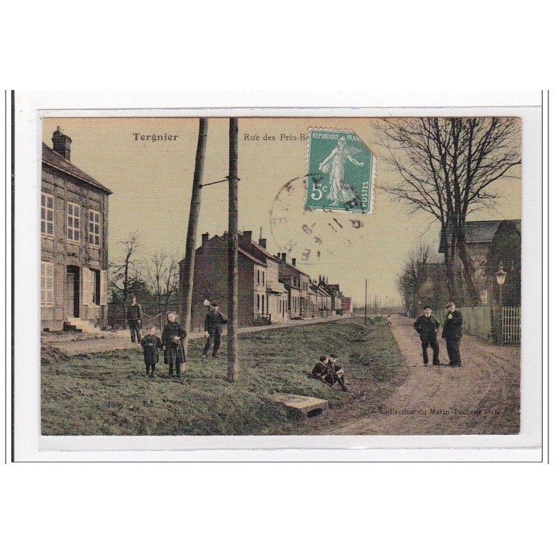 TERGNIER : une vue (toillée) - tres bon etat