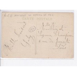 DEHAULT: accident de chemin de fer, 20 janvier. 1910 - très bon état