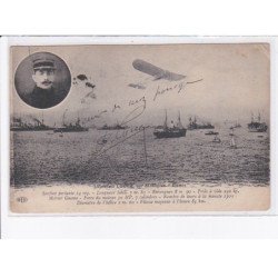 AVIATION: autographe Lt. Lucca sur monoplan Blériot - état