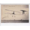 AVIATION: AUTOGRAPHE: deuxième semaine aviation 1910, Métrot sur biplan voisin - état
