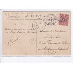 NEUILLY-sur-SEINE: la synagogue et la rue Jacques Dulud, judaïca, rare en couleur - très bon état