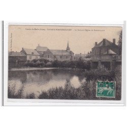 TAVAUX-PONTSERICOURT : la serre et l'eglise de pontsericourt - tres bon etat