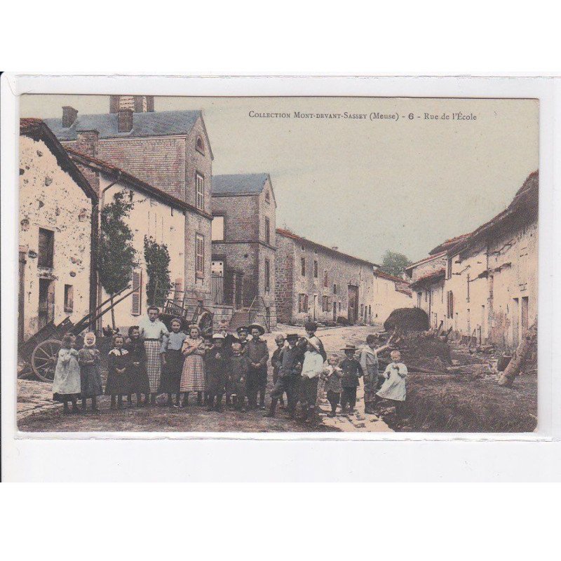 MONT-devant-SASSEY: rue de l'école - état