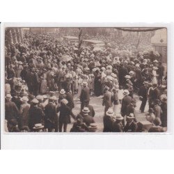 STENAY: visite du président Point Carré, foule - très bon état