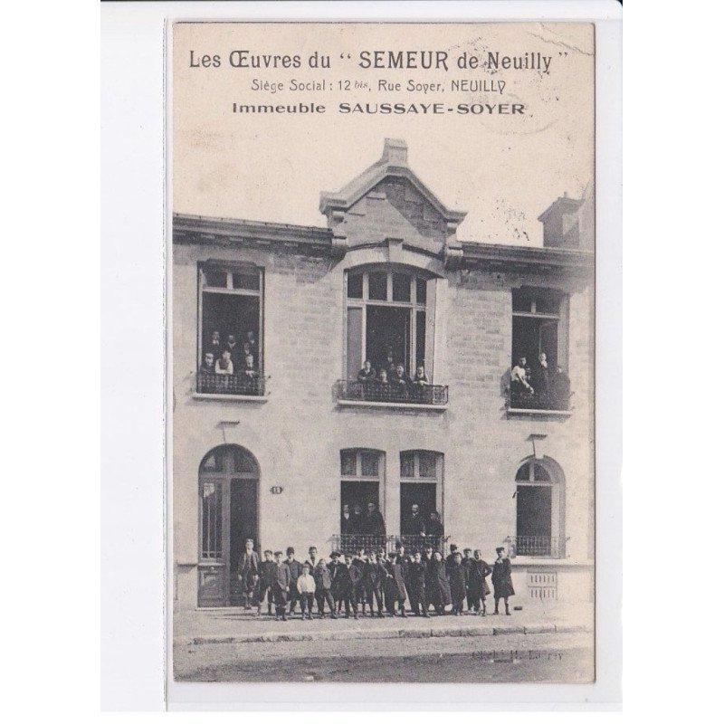 NEUILLY-sur-SEINE: les oeuvres du "semeur de neuilly" immeuoble saussaye-soyer - état