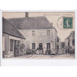BELLOU-le-TRICHARD: rue principalpe, hôtel du lion d'or, boulanger - très bon état