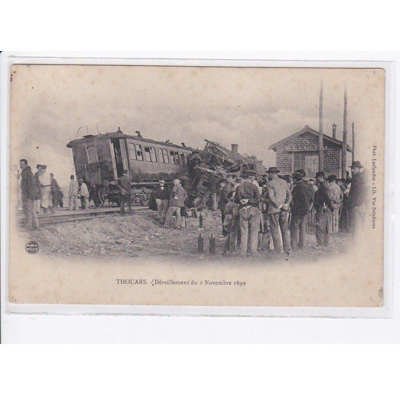 THOUARS: déraillement du 2 novembre 1899 - état