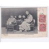 CHINE: TIENTSIN: beim opiumrauchen, vaguemestre plisson, fumeur d'opium - très bon état