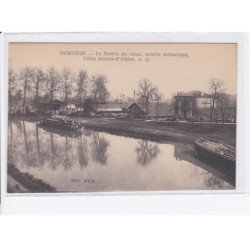 DAMAZAN: le bassin du canal, scierie mécanique, usine jeanne-d'albret, bois - très bon état