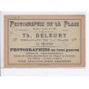 LE TREPORT: le glissement de la falaise en février 1917, th. deleury photographie de la place - très bon état