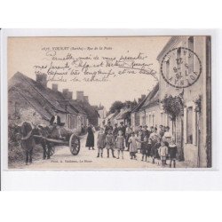 VOLNAY: rue de la poste, attelage - très bon état