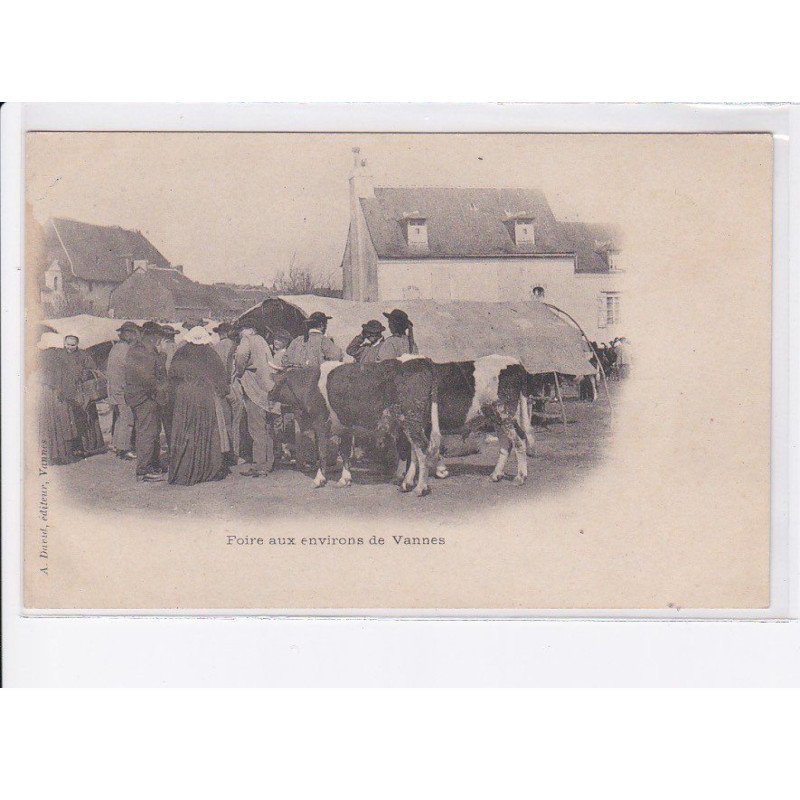 VANNES: poire aux environs, vaches - très bon état