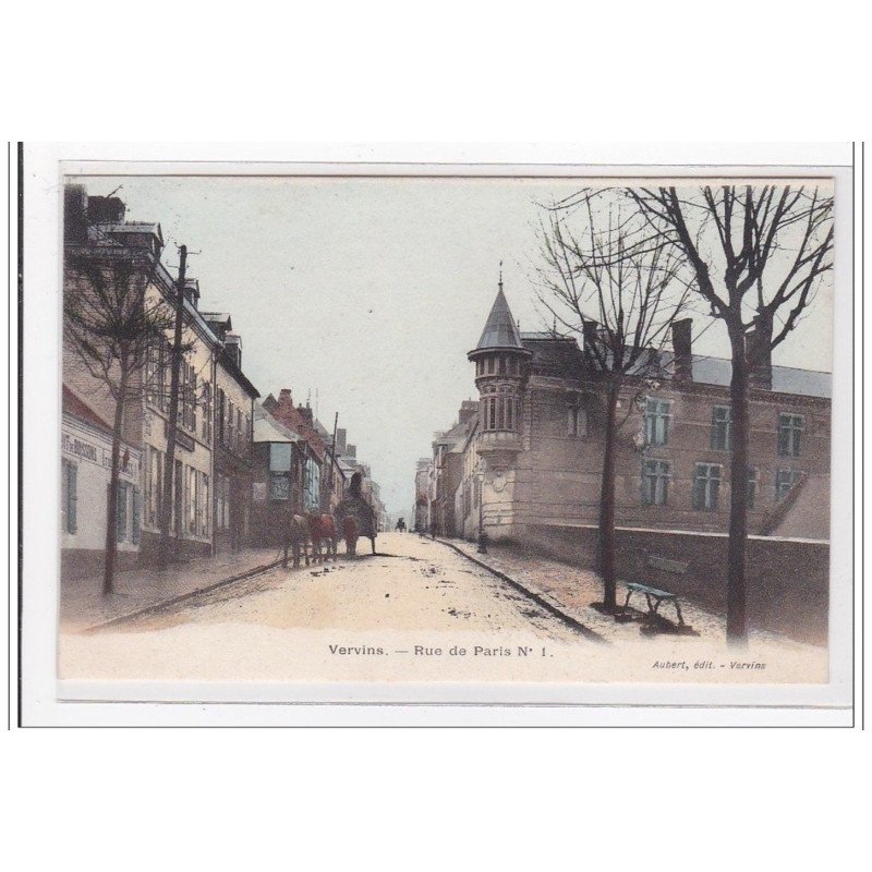 VERVINS : rue de paris n°1 - tres bon etat