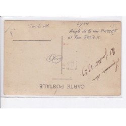 LYON: angle de la rue passet et rue pasteur, 65007, café comptoir - état