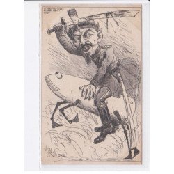 ORENS: guerre russo-japonaise russie le burin satirique n°37, japonais sur missile - très bon état
