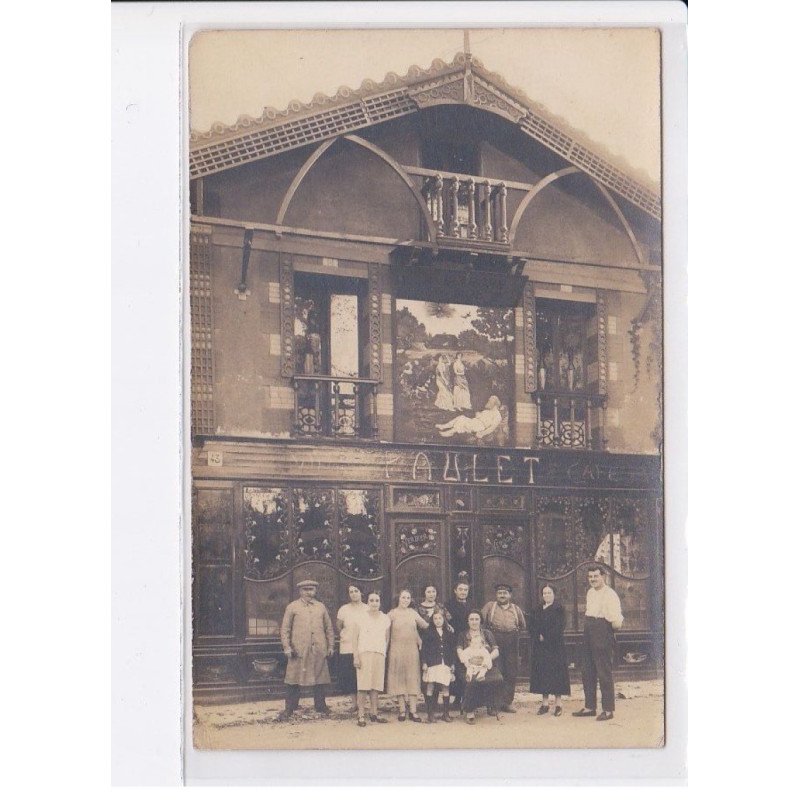 NEUILLY-sur-SEINE: ile de la jatte, café paulet - très bon état