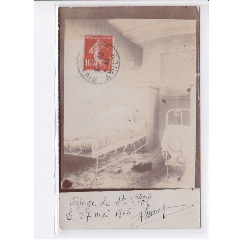 SAINT-POL: train, chemin de fer, interieur du wagon cuisine de la ville de paris, lit - très bon état