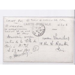 SAINT-POL: train, chemin de fer, interieur du wagon cuisine de la ville de paris, lit - très bon état