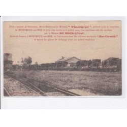 MONTREUIL-sur-MER: train complet de batteuses, motto-batteuses et moteurs "wintenberger" - très bon état