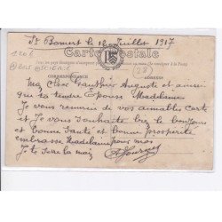 AUTHON-du-PERCHE: vue chantier journet, attelage, scierie, bois, chevaux, automobile - très bon état